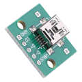 10X Mini 5P USB to DIP Adapter Board for 2.54mm DIY. 