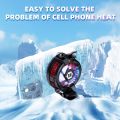 Metallic Cooling Full VIP Quality Fan: MagSafe-Compatible Mobile Phone Cooler with Game Cooler Fan for PUBG: Designed for iPhone 12/13 Series for Game, Live Streaming & Vlog (4-6.7 inches): Semiconductor Heatsink for iOS/Android, Noise-Free. 
