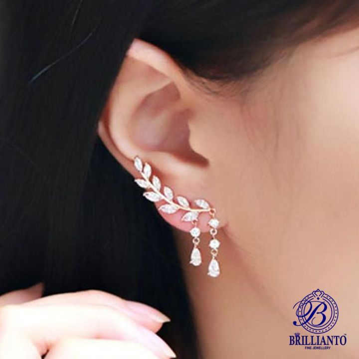 1%20Pair%20Leaves%20Earrings%20For%20Girls%20Simple%20Stylish%20New%20Design%20Korean%20Golden%20Silver%20Crystal%20Stud%20Earrings%20Best%20Gift%20for%20Girls%20-%20Image%204