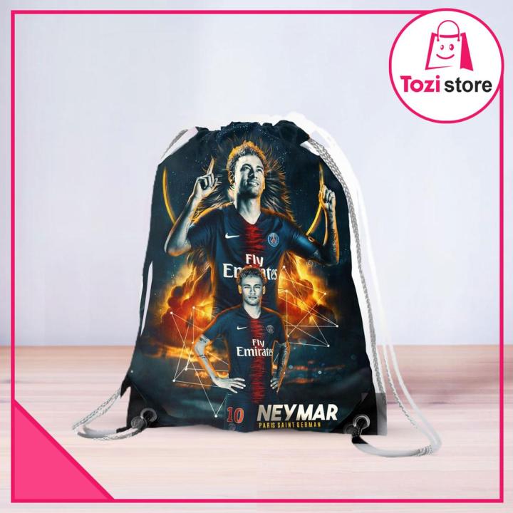 Neymar.Jr Drawstring Digitally printed Bag For (Boys & girls) Tozi Store