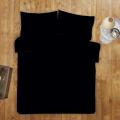 Beddy's Studio - Pure & Soft Cotton Plain Black Solid Color Bed Sheet Set With Pillow Cases  Single & King Size Bed Sheets. 