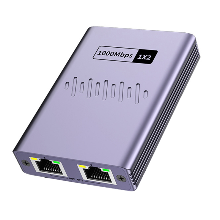POE Network Cable Splitter 1 to 2 Gigabit Network Splitter