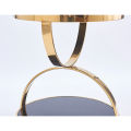 IMPORTED Corner / Coffee / Side Stainless Steel Electroplated Gold XL-08. 