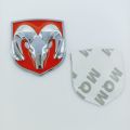 Dodge Metal Car Emblem - Red-. 