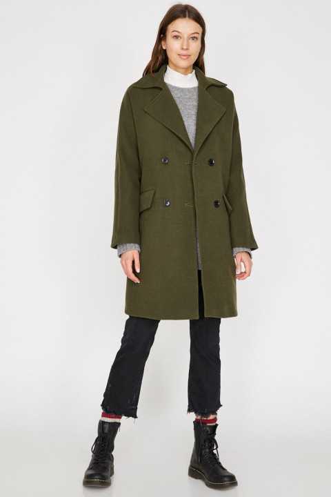 Koton%20Women's%20Green%20Pocket%20Detailed%20Coat%209KAK06600EW%20-%20Image%204