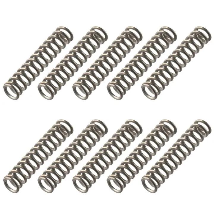 10Pcs Practical 6mm OD Spring Steel Coil 1mm Wire Size Stainless Steel ...