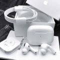 Airpods Pro 2nd Generation Bluetooth wireless earbuds 5.3 for iPhone, android and IOS high quality import from Japan. White Color-Superior Audio Quality-Super Bass Sound-NFC-Compatible with All Your Phones - Redesigned Charging Case. 