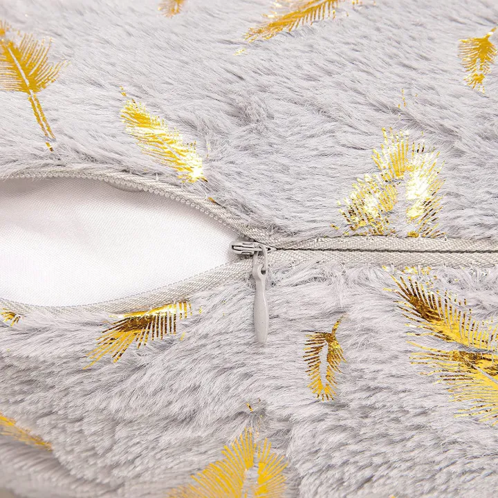 QS%20Decorative%20Super%20Soft%20Square%20Faux%20%20with%20Gold%20Feathers%20Gilding%20Leaves%20Cushion%20Covers%20Cases%20Soft%20Fuzzy%20Cute%20Pillowcase%20for%20Couch%20Sofa%20Bed,%2012x20%20Inch%20%7C%20QS%20Bedding%20-%20Image%206