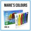 Artist's Value Pack: 32-Piece Set with Canvases, Acrylic Paints, Brushes, Enamel Thinner, and Large Palette. 