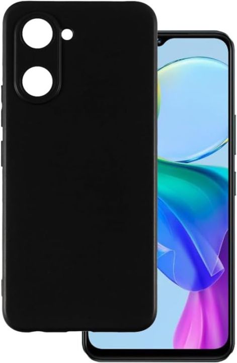 Vivo%20Y03%204G%20Back%20Cover%20Silicon%20Flexible%20Shockproof%20Anti%20Scratch%20Back%20Cover%20for%20vivo%20Y03%20-%20Black%20-%20Image%202