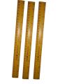 12" Inch Wood Ruler (3 Pcs). 