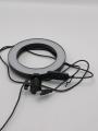 Semi Professional Small Ring Light & Holder & Converter For Tik Tok Videos Youtubers , Facebook Online Chat Makeup - Black. 