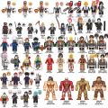 Chainsaw Man Attack on Titan Jujutsu Kaisen Minifigures Lego Building Blocks Denji/Eren/Mikasa/Yuji Figures Toys. 