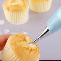 Stainless Steel Pastry Cream Puff Injection Nozzle, Cake Decorating Piping Tip, Kitchen Baking Tool Accessory For Cupcake Decoration Puff Making, Cookie Making, Baking Tools Kitchen Accessories. 
