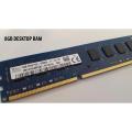 8GB DDR3 RAM, For ALL type of desktop &Tower PC'S 100% Original Branded. 