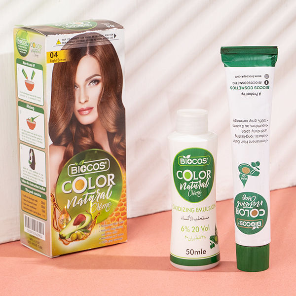 Biocos Hair Color Tube Natural Long Lasting Shine