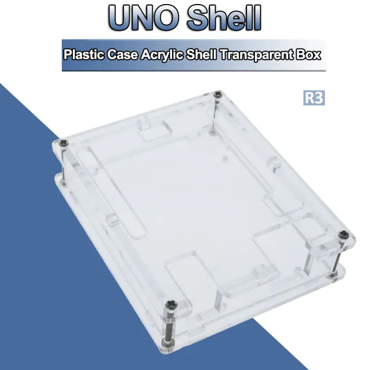Transparent Acrylic Case for Arduino UNO R3 - Protective Shell Box ...