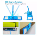 Mop - Floor Cleaner, Home Cleaning Supply, Flat Mop, Microfiber, Wet & Dry Mop. 
