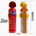 Portable Fire Kill Stop Extinguisher Foam Spray - Aluminum Body with Hanging Back Cover Stand - Safety Retardant Fluid for Home, Car, Bike, Motorcycle, Van, Cycle, Chingchi, Rikshaw, LTV HTV Vehicles. 