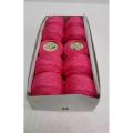 Pack of 10 Single Color Stranded Cotton - Embroidery Dhaga - Pink Color Code 54. 