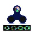 LED Light Fidget Spinner - Dark Blue. 