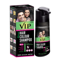 VIP Hair Colour Shampoo - 180ml Black Color. 