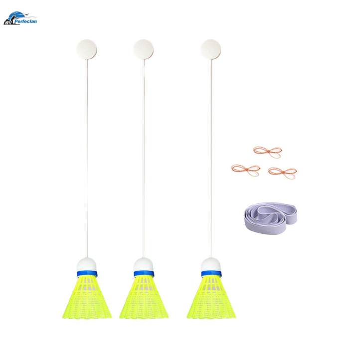 Indoor Badminton Trainer Lightweight Adjustable Height Self Training Device Glow badminton