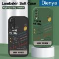 dienya For Huawei P20 Pro Case Fashion Cool Words Thin New Design Leather Soft Back Cover Camera Protection Cases Shockproof Casing. 