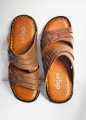 Genuine Leather Hand Made Men's Sandals Open Toe Fashion Casual Wear. 