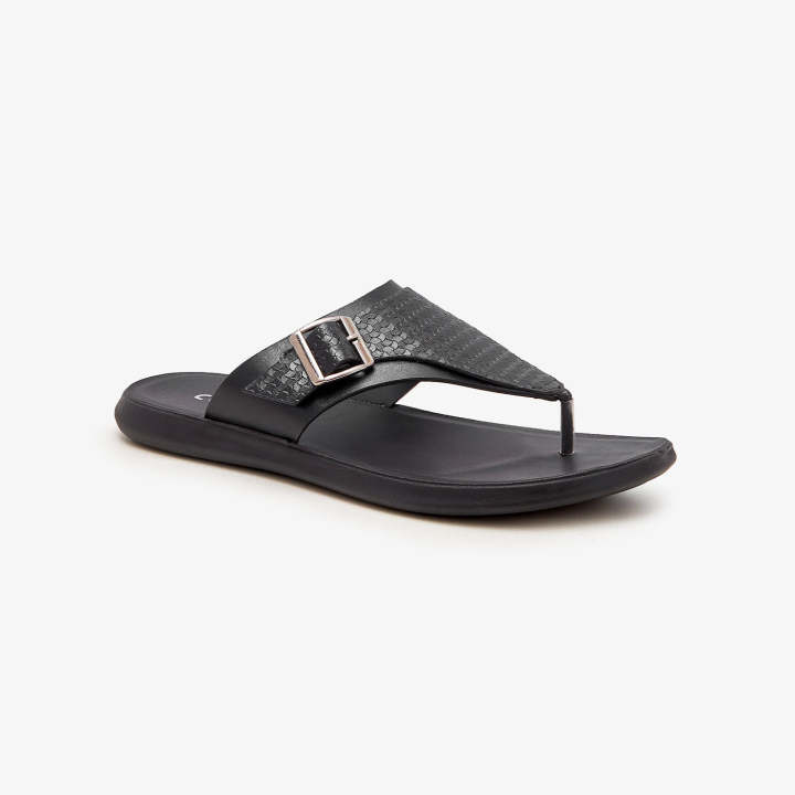 Calza Men's Stylish Patterned Chappals For Men