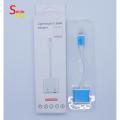 2 in 1 100% Original Apple Connecter Cable Best For Connecting Iphone Charging Cable + Audio Cable At Same Time | Best For Pubg Game Play | White In Colour.. 