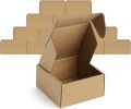 4 x 4 x 2  Inch White Hard E-Commerce Packing Boxes (White, Brown) Quick Shipper. 
