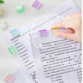 1/10/20Pcs Staples Paperclip Mini Color Paper Clip Candy Transparent Metal Documents Bookmarks File Index Page Holder Clamp Office School. 