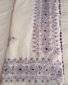 Pure lawn dopatta chadar hand made embroidery with qureshia boundry. 
