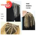 Vist Fox Shoulder Epaulette Long Tassels Men Women Shoulder Board Badge Brooch. 