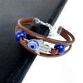 Game The Last of Us 2 Part II Ellie Dina Bracelet Devil's Eye Blue Beads Bracelet Cosplay Jewelry Accessories Gift Women. 