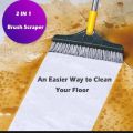 Bathroom Cleaning Brush with Wiper 2 in 1 Tiles Cleaning Brush Floor Scrub Bathroom Brush with Long Handle 120° Rotate Bathroom Floor Cleaning Brush Home Kitchen Bathroom Cleaning Accessories (Multicolor). 