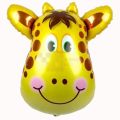 JUNGLE THEME FOIL BALLOONS - GIRAFFE FOIL BALLOON - 25 INCH GIRAFFE BALLOON. 