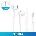 OPPO Earphone MH135 Headsets Built-in Microphone 3.5mm Plug Earphone For Smartphone FIND X R17 Pro Reno 10 3 3 Pro. 