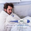 Digital Thermometer with Alarm | °C/°F | Quick Reading | Flexible Tip. 