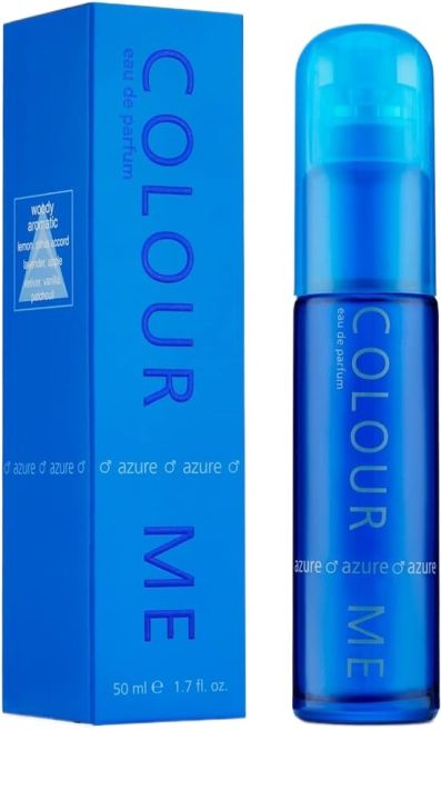 Colour Me EDP 50ml Azure For Men Milton Lloyd UK