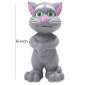 Talking Tom AI Touch Toy - Intelligent Sound Recording Cat Toys - 5 Touch Sound  For Kids Boys and Girls - Size 9-inch. 