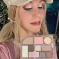 10 Color Contouring Blush Face Highlighter Brightening Matte Eyeshadow Palette. 