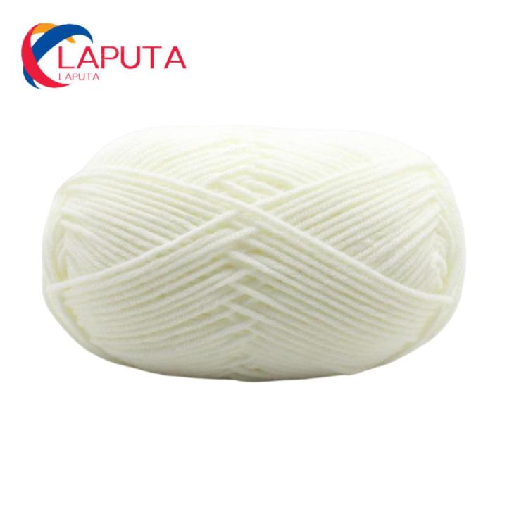 Woollen Yarn Professional 4Ply Milk Cotton Thickness Line Crochet Yarn