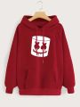 Marshmello Printed Fleece Full Sleeves Pull Over Hoodie For Men & Women. 