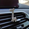 1pc Bling Giraffe Design Car Air Vent Aromatherapy Diffuser Clip - Christmas Gifts for Men and Women. 