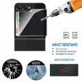 For Samsung Galaxy Z Flip5 Privacy Tempered Glass Camera Back Glass for Samung ZFlip5 Flip 5 ZFlip 5 2023 Anti-peep Screen Protector. 