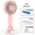 Portable electric rechargeable handy cooling fan with rechargeable cell. 