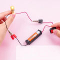 DIY Kids Science Experiment Kit | Electric Circuit Project with Light Bulb & Fan. 