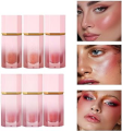 Liquid Blush Stick Velvet Cream Blush Face Makeup, Matte Soft Liquid Blusher for Cheek & Lips, Long-lasting and Waterproof Blush. 